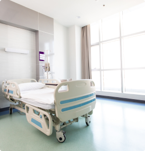 Patient Rooms & Bathrooms